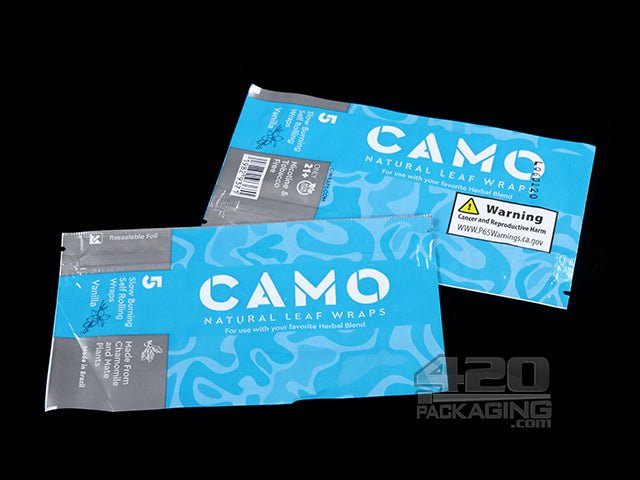 Camo Natural Leaf Vanilla Flavored Wraps 25/Box - 3