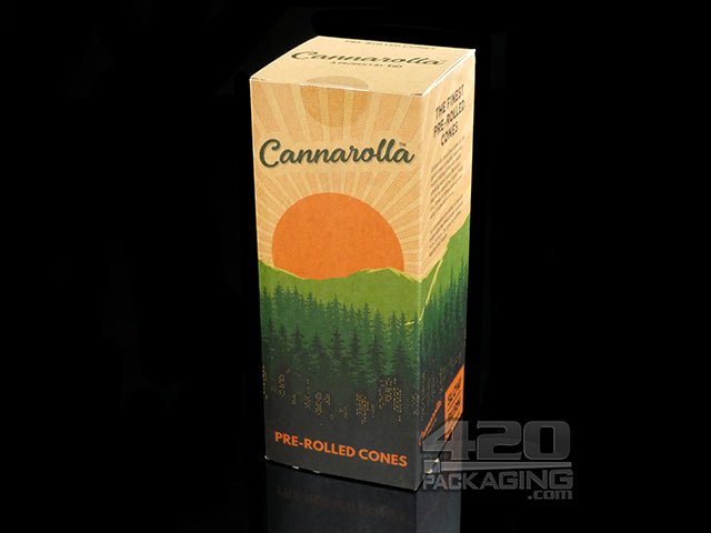 Cannarolla 98mm x 26mm Pre Rolled White Paper Cones 800/Box - 1