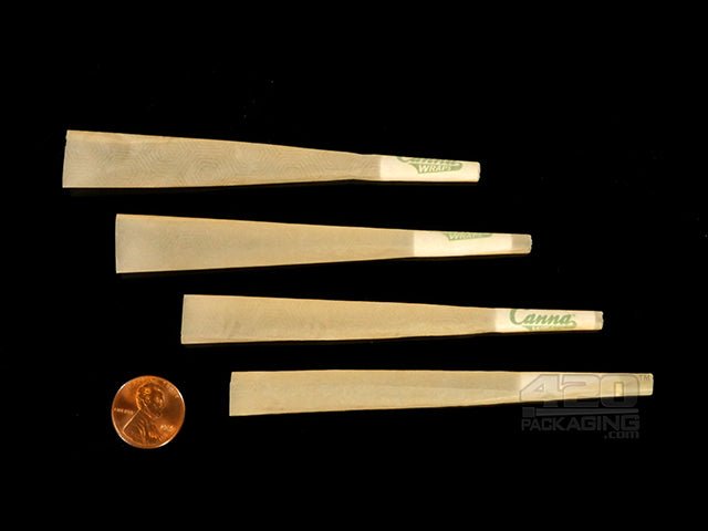 109mm Canna Wraps Original Hemp Pre Rolled Cones 32 Pack Display Case (4 Pre Rolls/Pack) - 4
