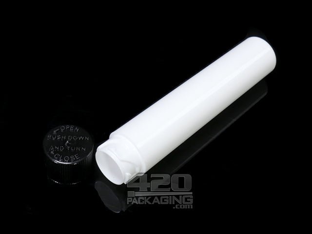 16mm Child Resistant Plastic Vials For V Cartridge 990/Box BLK CAP(Opaque Black) Opaque Black - 3