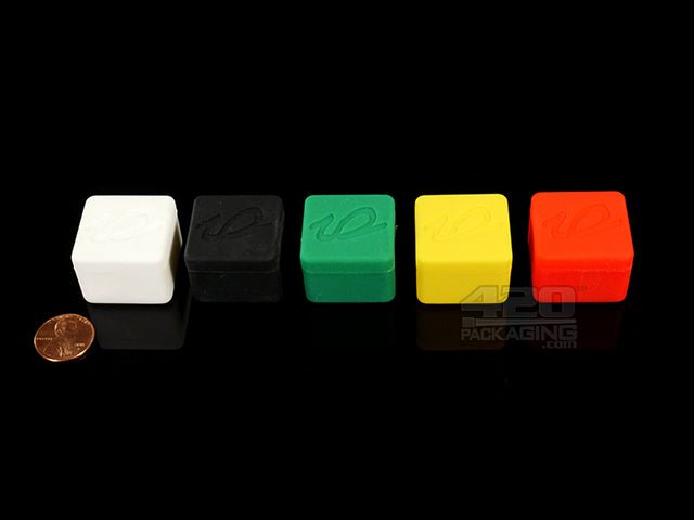 Skilletools 5 Pack Silicone Push Top Cube Containers Mixed Opaque Colors - 2