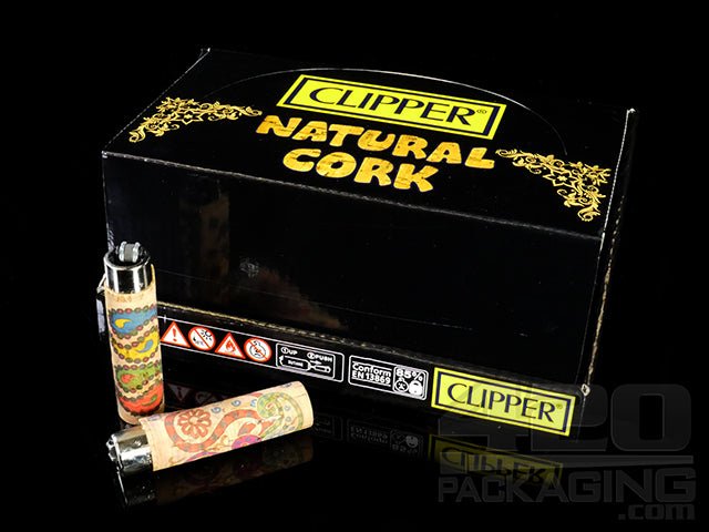 Natural Cork Cachemire Clipper Lighter 24/Box - 4