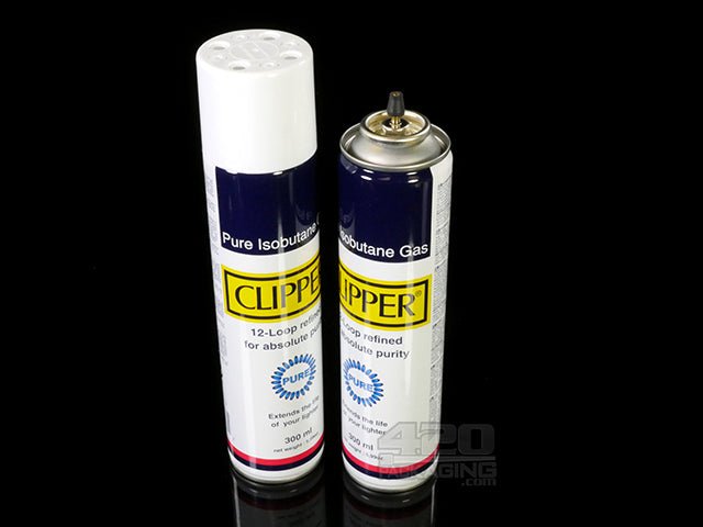 Clipper 300ml Pure Isobutane Gas Canisters 12/Box - 2