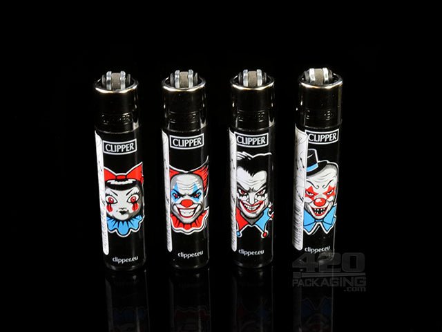 Clipper Lighter Horror Clowns Design 48/Box - 1