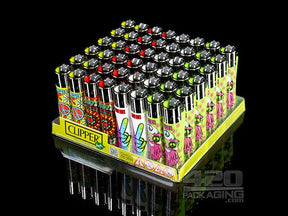 Clipper Lighter Hippie Love Design 48/Box - 2