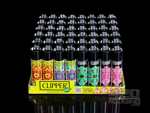 Clipper Lighter Mandala Design 48/Box - 3