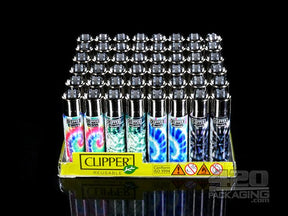 Clipper Lighter Psychedelic 15 Design 48/Box - 2