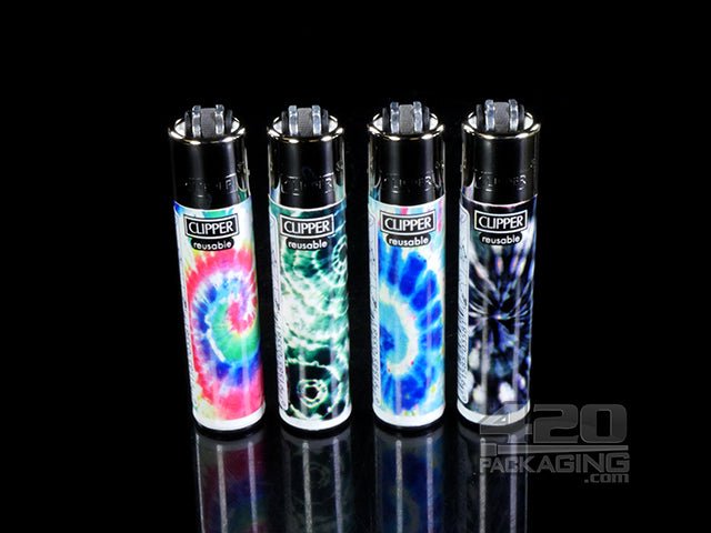 Clipper Lighter Psychedelic 15 Design 48/Box - 1