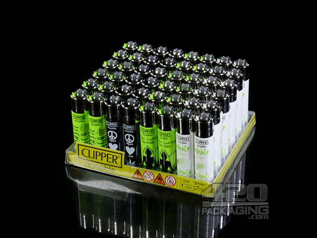 Clipper Lighter Sayings 7 Design 48/Box - 2