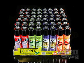 Clipper Lighter Smoking Monsters Design 48/Box - 3