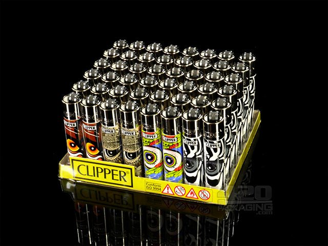 Clipper Lighter Animal Eyes Designs 48/Box - 3
