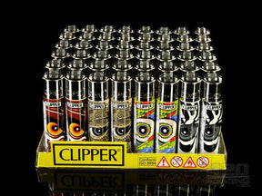 Clipper Lighter Animal Eyes Designs 48/Box - 4