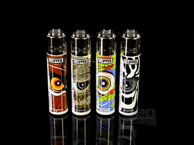 Clipper Lighter Animal Eyes Designs 48/Box - 1