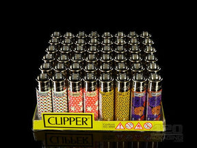 Clipper Lighter Kaleidoscope Designs 48/Box - 4