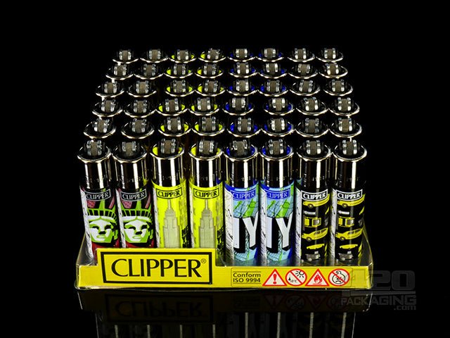 Clipper Lighter New York Designs 48/Box - 4