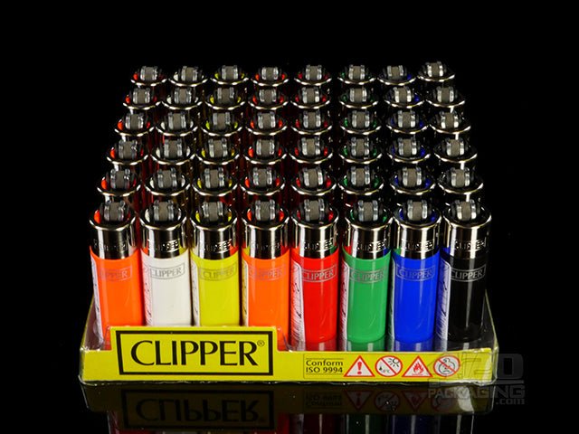 Mini Clipper Lighter Basic Colors 48-Pack - 4