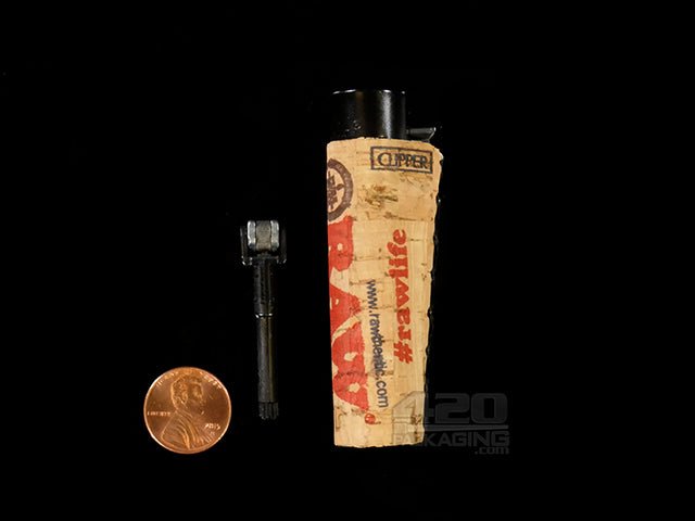 Natural Cork RAW Logo Clipper Lighter 30/Box - 3