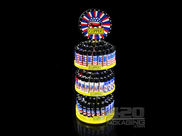 Clipper Lighter USA Design 3 Tier Tower 156/Box - 1