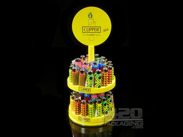 Clipper Lighter Two Tier POP Cover Tower 48/Box - 1