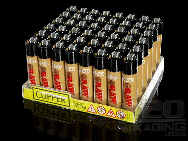 Mini Clipper Lighters RAW 48/Box - 2