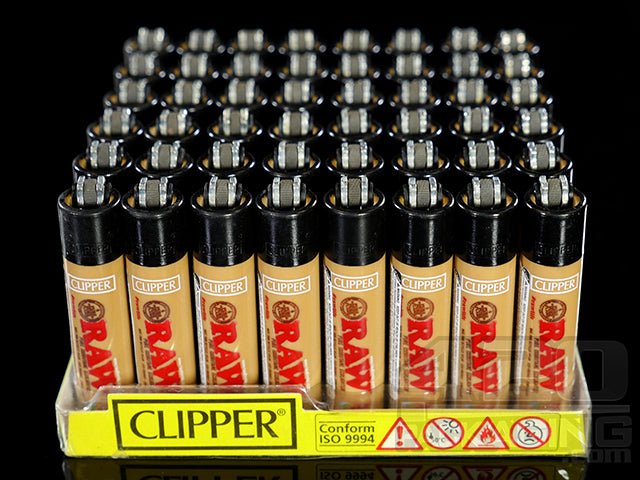 Mini Clipper Lighters RAW 48/Box - 3