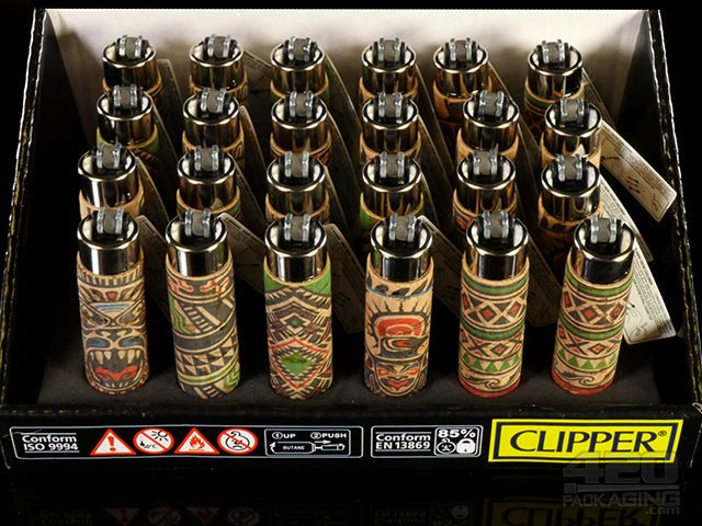 Natural Cork Tattoo Clipper Lighter 24/Box - 2