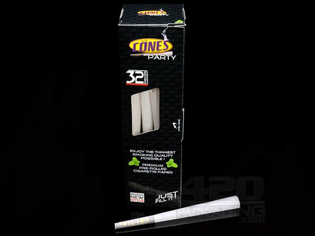 140mm Party Size Cones - 26mm Filter (1.8 Grams) 32/Box - 1