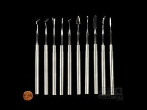10 Piece Stainless Steel Dab Tools Set - 2