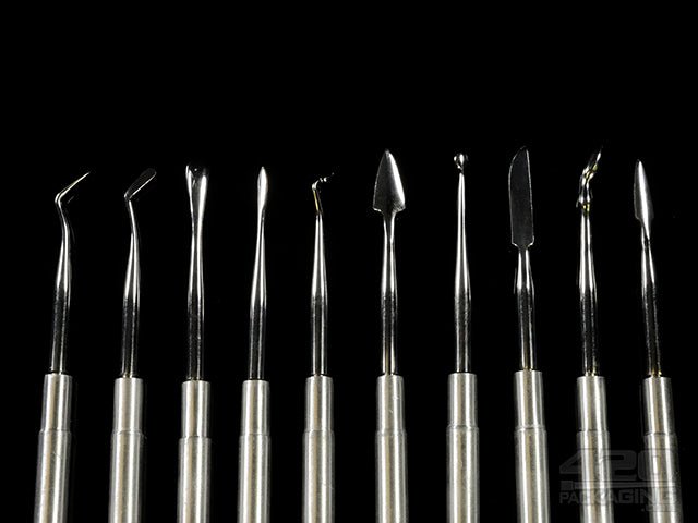 10 Piece Stainless Steel Dab Tools Set - 3