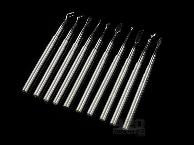 10 Piece Stainless Steel Dab Tools Set - 4
