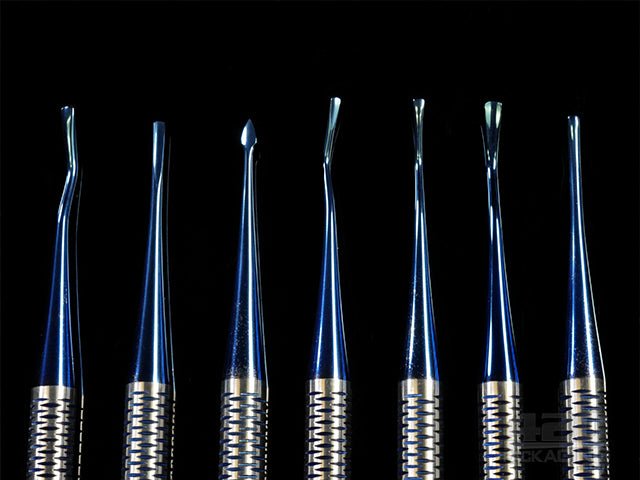 7 Piece Medical Grade Stainless Steel Dab Tool Set With Case - 3