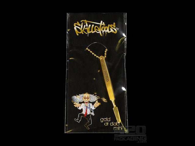 Skilletools "Dr. Dabalina" Mini Gold Dab Tool Keychain - 1