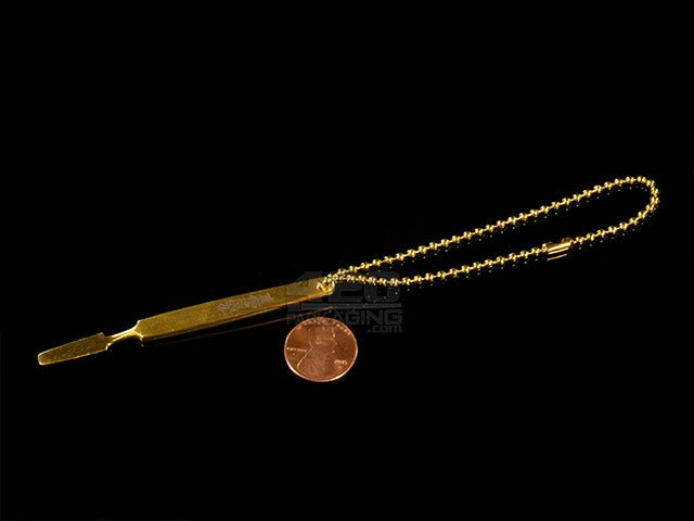 Skilletools "Dr. Dabalina" Mini Gold Dab Tool Keychain - 2
