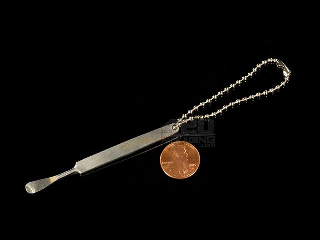 Skilletools "Honeybun" Mini Silver Dab Tool Keychain - 2