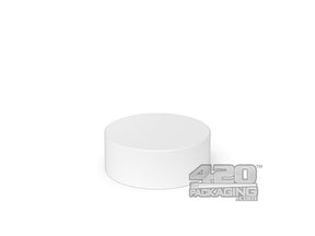 38mm Smooth Push and Turn Child Resistant Plastic Caps With Foil Liner - White - 320/Box - 1