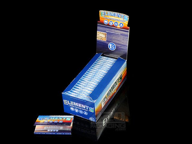 Elements 1 1-2 Size Rolling Papers 25/Box - 1