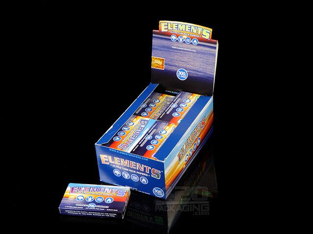 Elements 1 1-4 Size 300's Rolling Papers 20/Box - 1