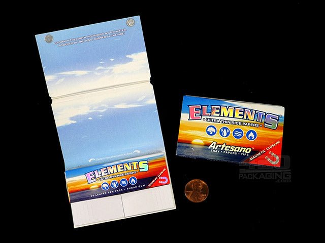 Elements 1 1-4 Size Artesano Rolling Papers 15/Box - 3