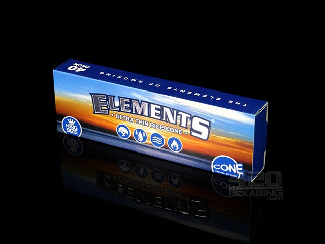 Elements 109mm King Size Cones 40-Pack - 1