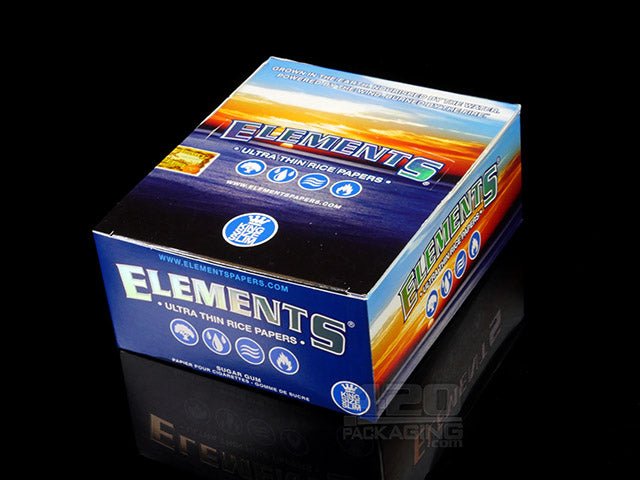 Elements Ultra Thin King Size Slim Papers - (50 Count Display
