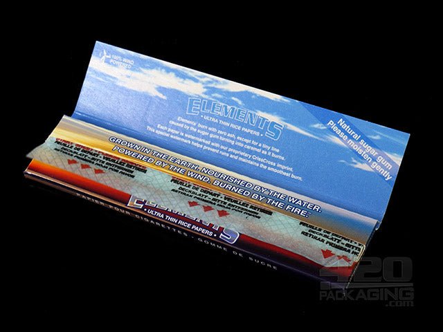 Elements King Size Slim Rolling Papers 50/Box - 4