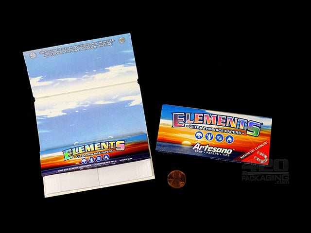 Elements King Size Slim Artesano Rolling Papers 15/Box - 3