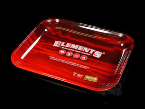 Elements Large Red Metal Rolling Tray 1/Box - 1