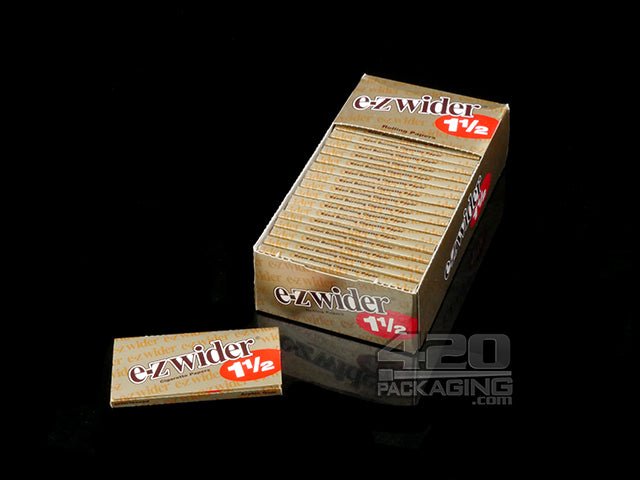 EZ Wider Gold 1 1-2 Size Rolling Papers 24/Box - 1