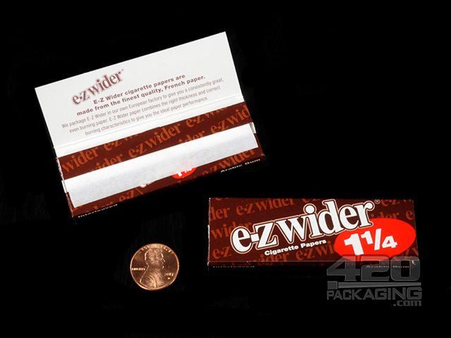 EZ Wider 1 1-4 Size Rolling Papers 24/Box - 2
