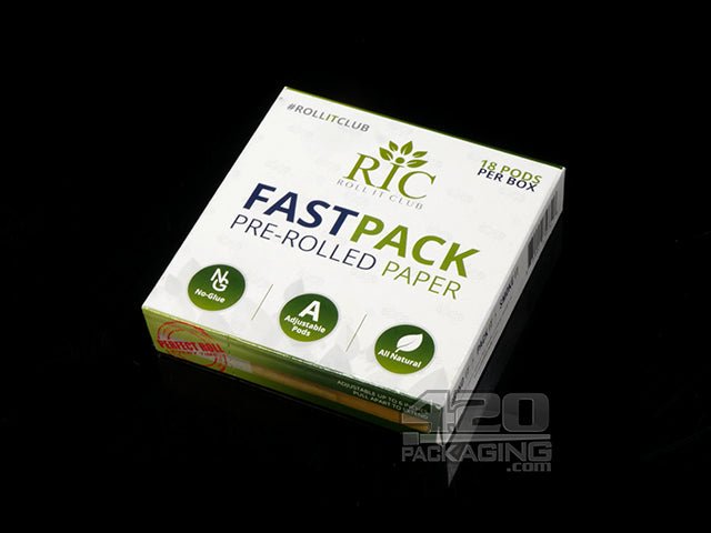 RIC Fast Pack Extendable Pre Rolled Paper Cones 10/Box - 2