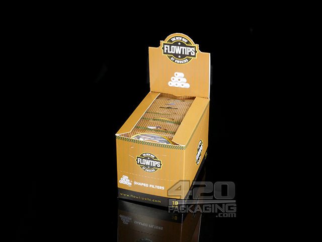 Flow Tips 6mm Shaped Filters 10/Box - 1