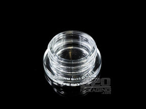 9ml Glass Clear Jars With Black Child Resistant Screw Top Lid 320/Box - 4