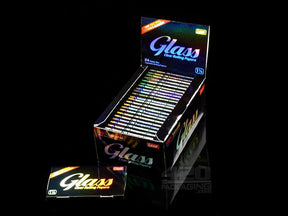 Glass 1 1-4 Size Clear Rolling Papers 24/Box - 1