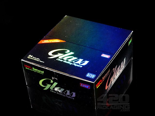 Glass King Size Clear Rolling Papers 24/Box - 2